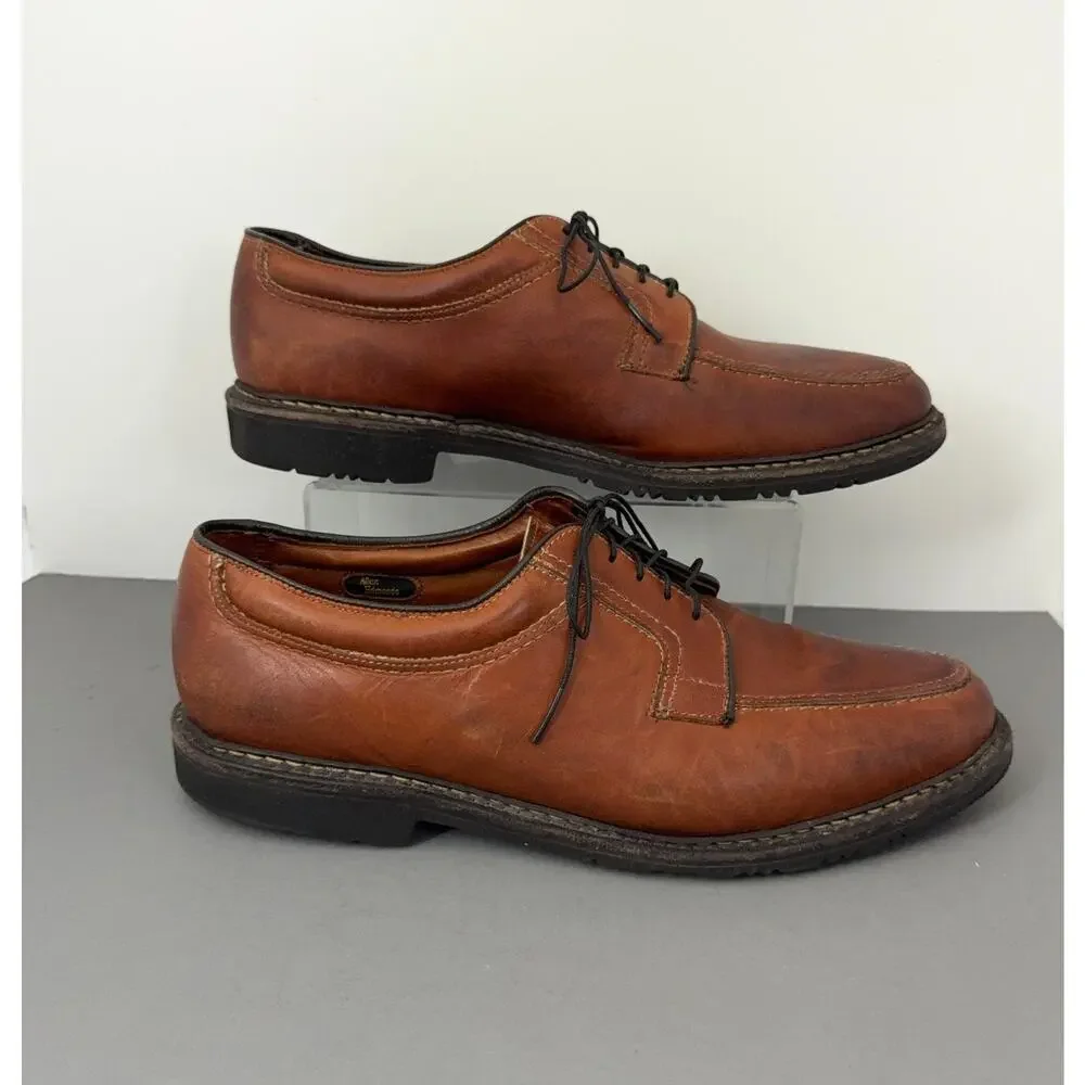 Allen Edmonds Wilbert Leather Derby Shoes Mens 11.5 3E Split Toe Made USA